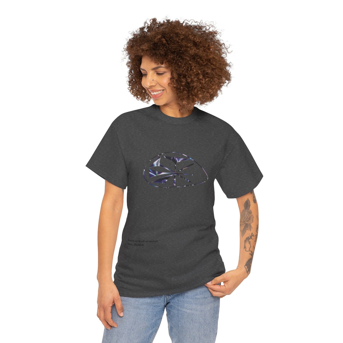 Eyes Are All Around Symbol Unisex Heavy Cotton Tee (Various Colors)