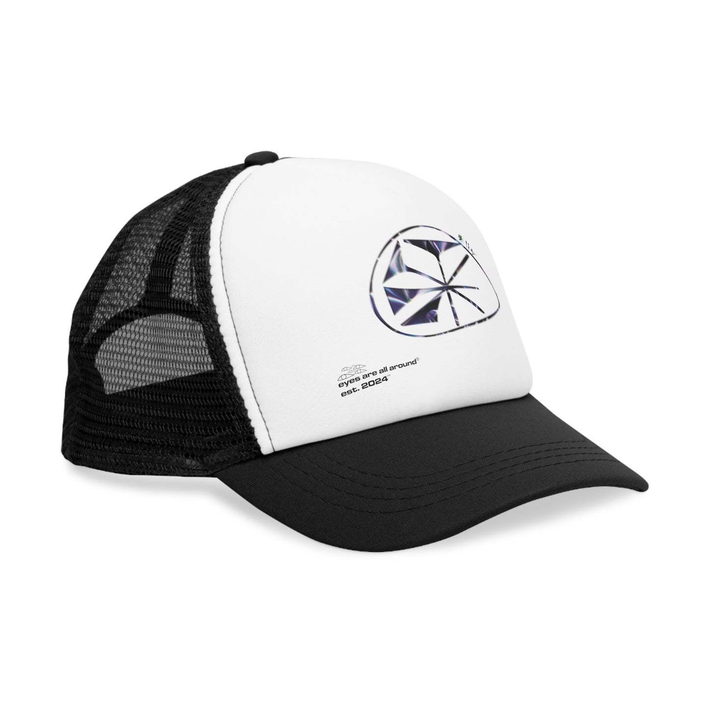 Eyes Are All Around Symbol Mesh Cap