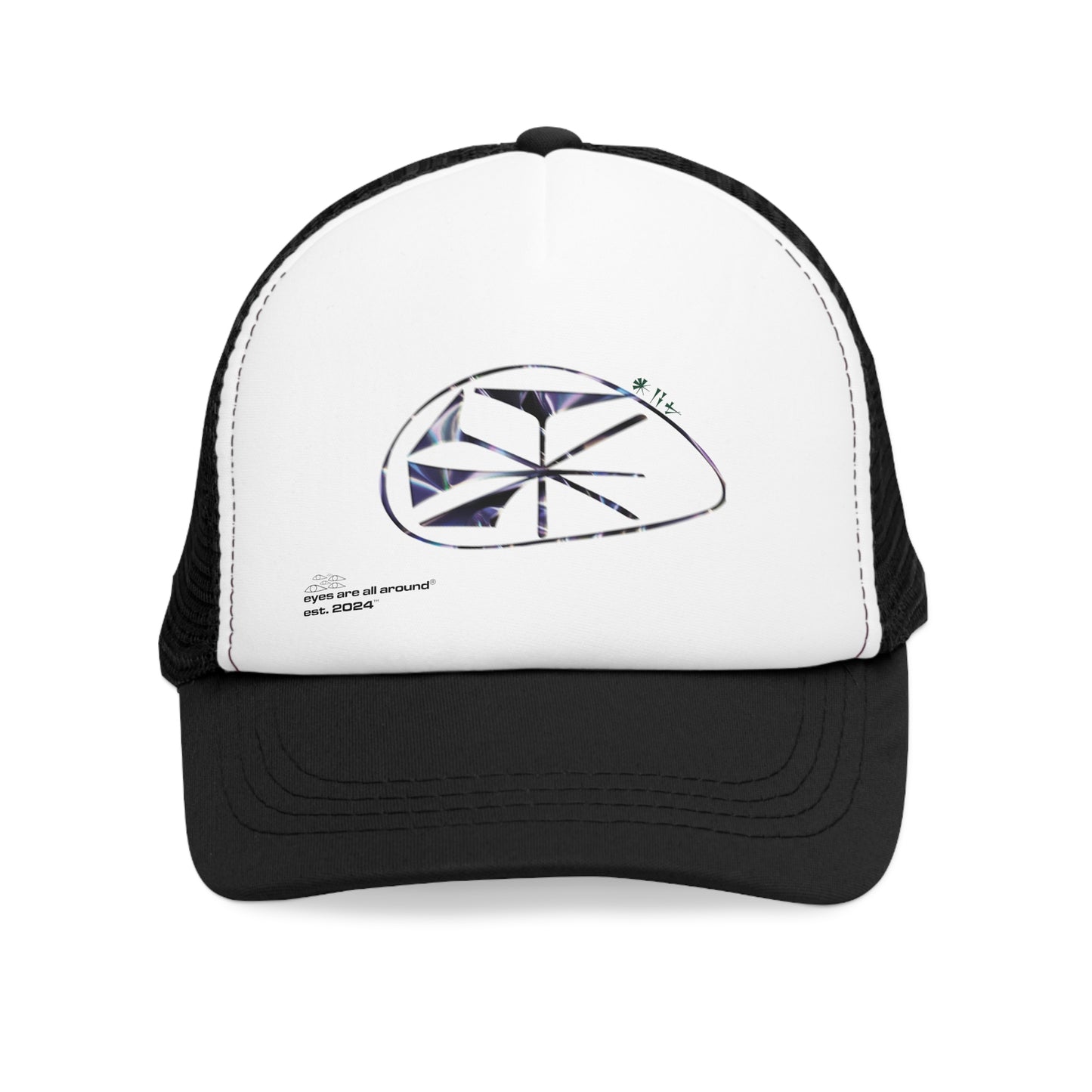 Eyes Are All Around Symbol Mesh Cap